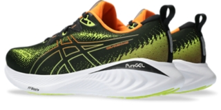 Asics men's gel-kayano 25 hotsell shoe - black/neon lime