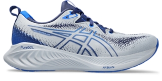 Men's GEL-CUMULUS 25 | Piedmont Grey/Illusion Blue | Correr Más Lejos ASICS