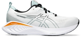 Asics mens outlet white running shoes