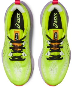 Men's GEL-NIMBUS 25, Lime Zest/White, Running Shoes