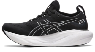 ASICS GEL-NIMBUS 25 Black/White F580523 Men SZ 12.5 Wide Running/Comfort  Shoes