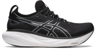 Men's GEL-NIMBUS 25 WIDE, Black/Pure Silver, Running Shoes