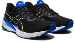 Asics herren gt-1000 clearance 8 laufschuhe noir/jaune fluo