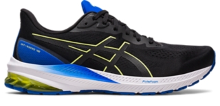 GT 1000 12 Men BLACK GLOW YELLOW Men Running Shoes ASICS Philippines