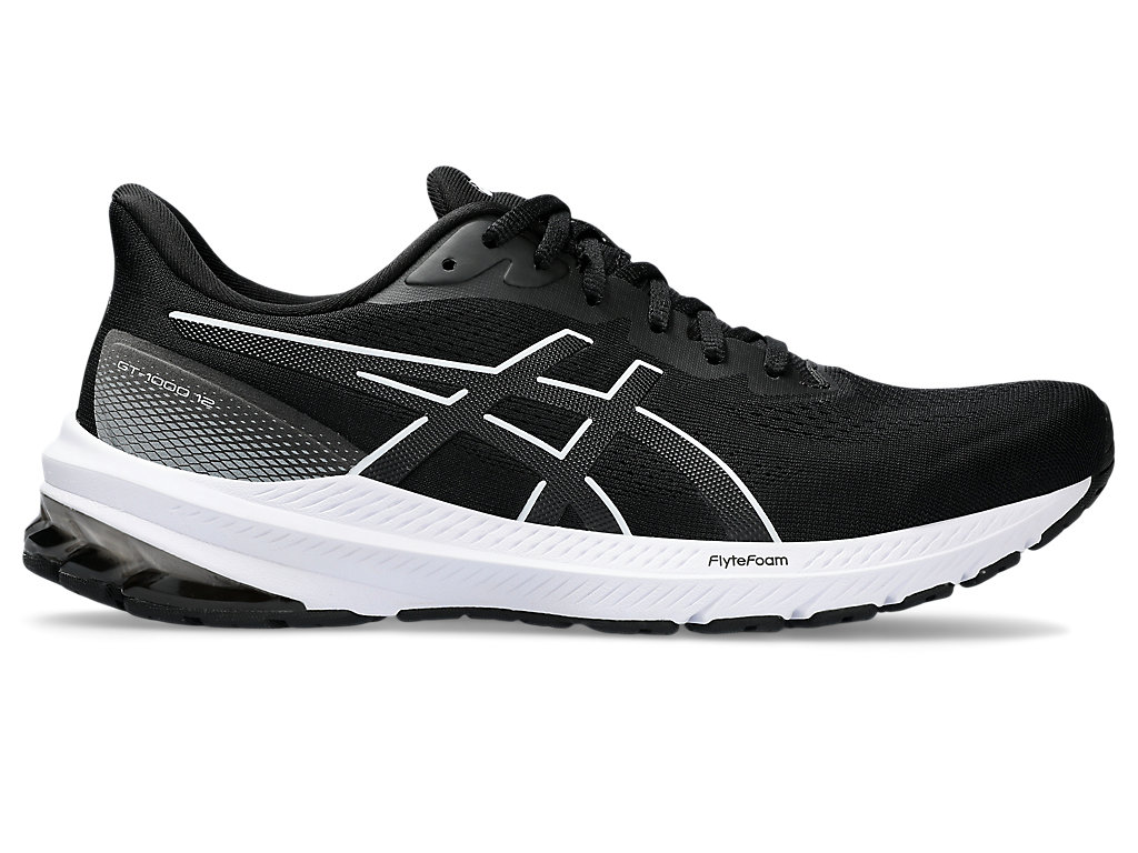 Men's GT-1000 12 | Black/White | Running Shoes | ASICS
