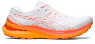 Men's GEL-KAYANO 29 | White/Nova Orange | Running Shoes | ASICS