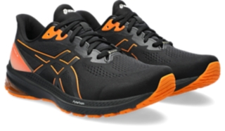 Cambio perdonar Simplemente desbordando Men's GT-1000 12 GTX | Black/Bright Orange | Running Shoes | ASICS
