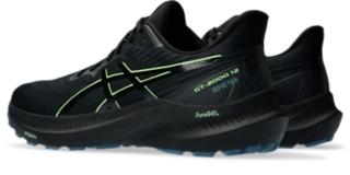 Men's GT-2000 12 GTX, Black/Illuminate Green, Running