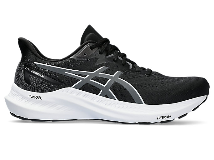 Image 1 of 7 of Men's Black/Carrier Grey GT-2000 12 WIDE Men's Running Shoes