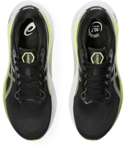 Men's GEL-KAYANO 30 EXTRA WIDE | Black/Glow Yellow | Running Shoes