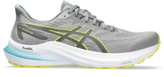 Men's GT-2000 12 | Sheet Rock/Bright Yellow | Running Shoes | ASICS