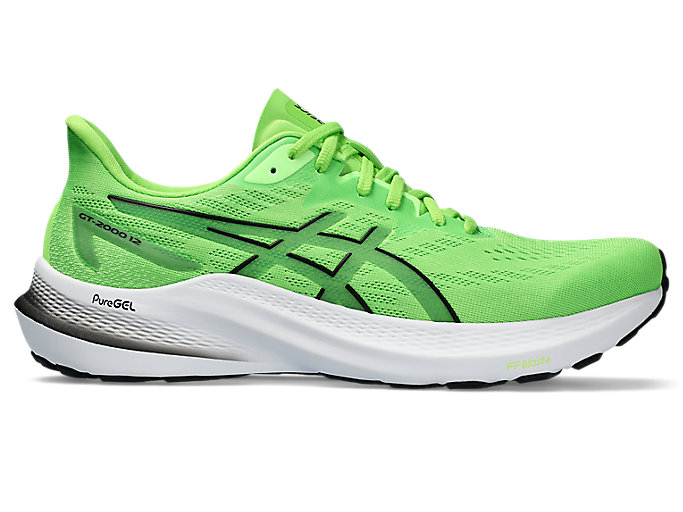 Electric Lime Black Running Shoes Asics
