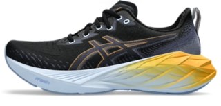 Asics - Novablast 4 - Running shoes - Black / Thunder Blue | 8 (US)