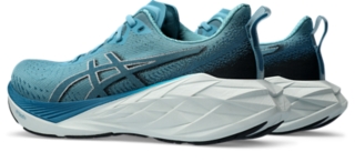 Men's ASICS Novablast 4 - Light Blue/Light Navy - Standard Width (D)