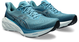 Men's ASICS Novablast 4 - Blue Teal/Evening Teal - Wide (2E)