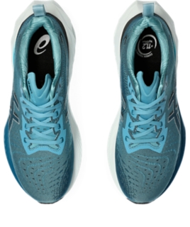 Men's ASICS Novablast 4 - Blue Teal/Evening Teal - Wide (2E)