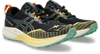  ASICS Zapatillas de running Fuji Lite 3 para hombre, Tinta  verde azulado/amarillo dorado : Ropa, Zapatos y Joyería