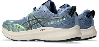 Men\'s Fuji Lite 4 | | Denim Running | ASICS Blue/Black Shoes