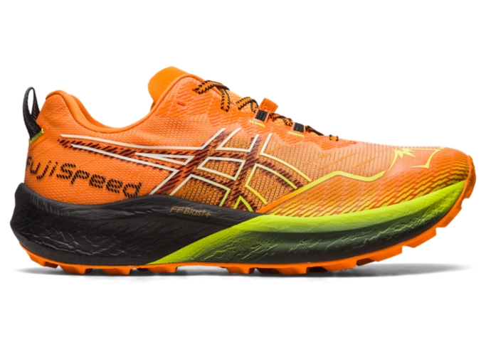 Men s FUJISPEED 2 Bright Orange Antique Red Running Shoes ASICS