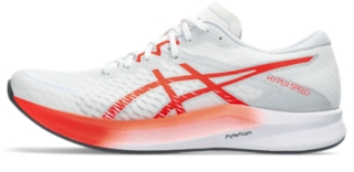 Men's HYPER SPEED, Sunrise Red/White, Running Shoes