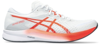 Men's HYPER SPEED, Sunrise Red/White, Running Shoes