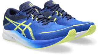 ASICS Zapatillas de correr Hyper Speed para hombre, Azul / Patchwork, M US