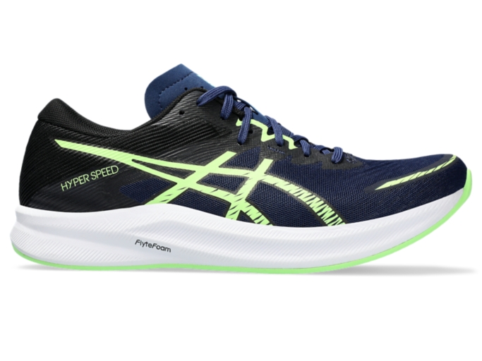 Men's HYPER SPEED 3 | Blue Expanse/Illuminate Green | Running Shoes | ASICS