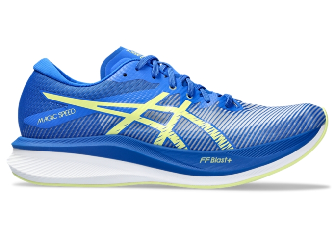 Men's MAGIC SPEED 3 | Illusion Blue/Glow Yellow | Running Shoes | ASICS