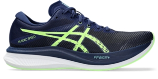 MAGIC SPEED 3 WIDE | BLUE EXPANSE/ILLUMINATE GREEN | Men Running 