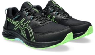 GEL VENTURE 9 WATERPROOF Men Black Illuminate Green Men s Running Shoes ASICS United States