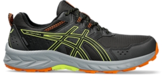 Men s GEL VENTURE 9 WATERPROOF Graphite Grey Neon Lime Running