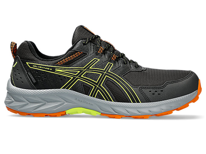 Image 1 of 7 of Men's Graphite Grey/Neon Lime GEL-VENTURE 9 WATERPROOF Men's Trail Running Shoes
