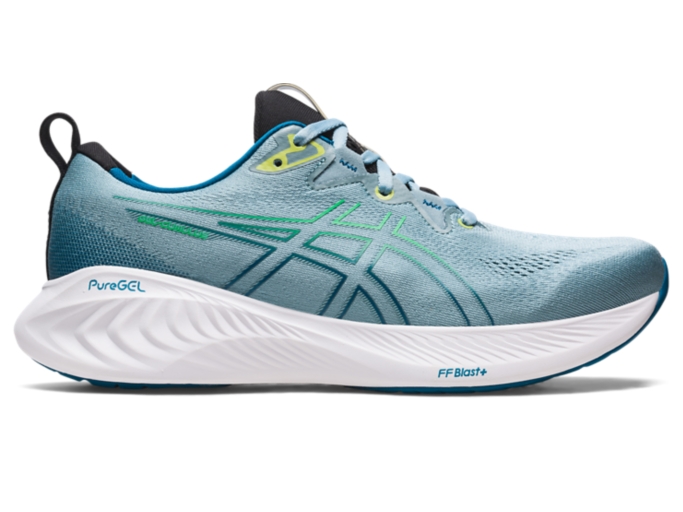 GEL CUMULUS 25 Men Light Steel Cilantro Men s Running Shoes ASICS United States