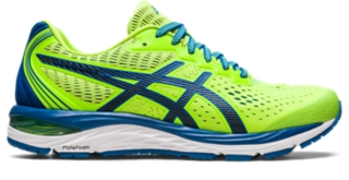 Men's GEL-STRATUS 3, Hazard Green/Lake Drive, Running