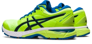 Men s GEL SUPERION 5 Hazard Green Black Running ASICS Outlet UK