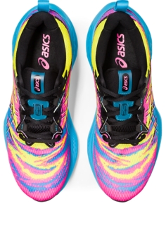 ASICS GEL-CUMULUS 25 COLOR INJECTION - Zapatillas de running neutras -  aquarium/vibrant yellow/azul 