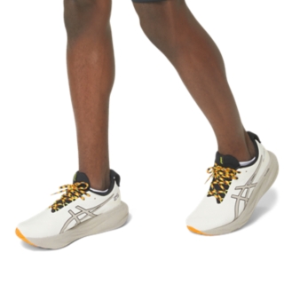 Zapatillas de Running Asics Gel Nimbus 25 TR Blanc Gris Naranja