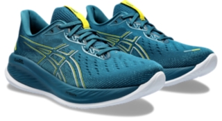 GEL CUMULUS 26 EXTRA WIDE Men EVENING TEAL BRIGHT YELLOW Men s Running Shoes ASICS Singapore