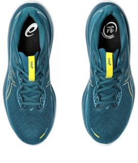 GEL CUMULUS 26 EXTRA WIDE Men EVENING TEAL BRIGHT YELLOW Men s Running Shoes ASICS Singapore