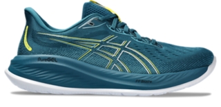 GEL CUMULUS 26 EXTRA WIDE Men EVENING TEAL BRIGHT YELLOW Men s Running Shoes ASICS Singapore