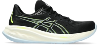 Asics running shoes clearance black best sale