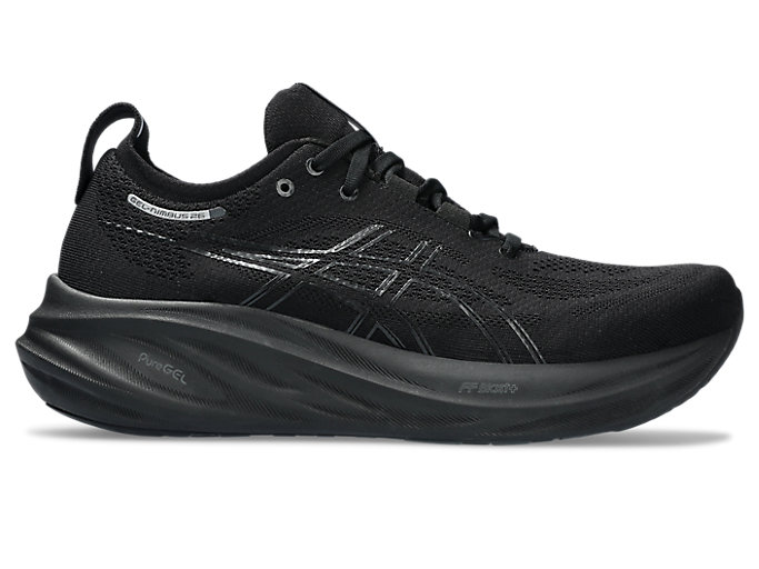 Image 1 of 8 of Men's Black/Black GEL-NIMBUS 26 Men's Running Shoes