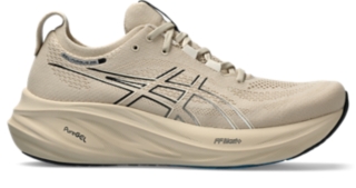 Men's GEL-NIMBUS 26, Feather Grey/Black, Running Shoes