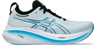 Men's GEL-NIMBUS 26 | Cool Grey/Bright Cyan | Running Shoes | ASICS