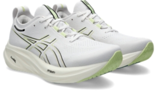 Asics nimbus white best sale