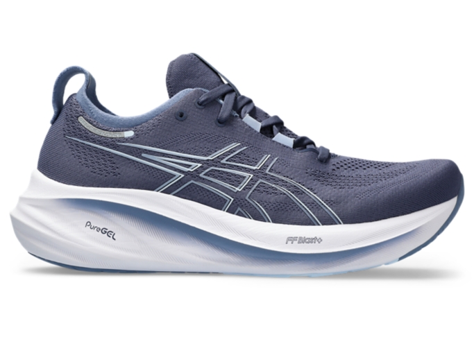 Men's GEL-NIMBUS 26, Thunder Blue/Denim Blue, Running Shoes