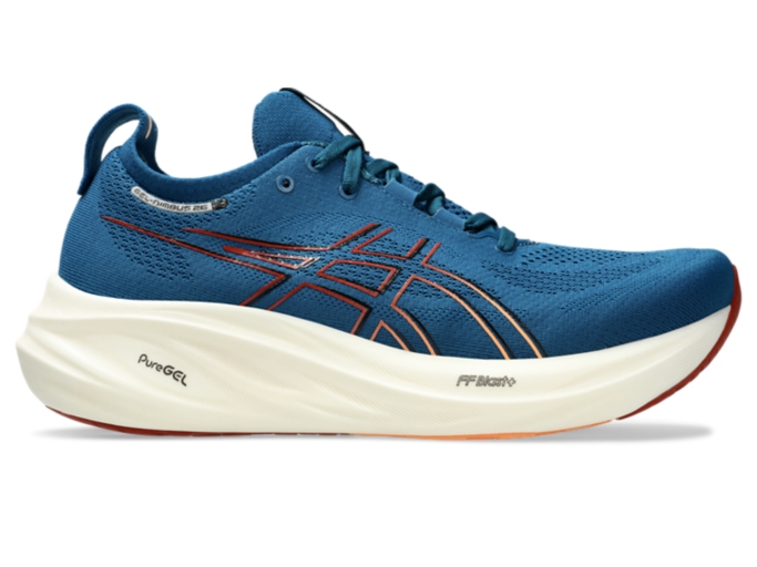 GEL NIMBUS 26 Men Rich Navy Faded Orange Scarpe da running da uomo ASICS IT