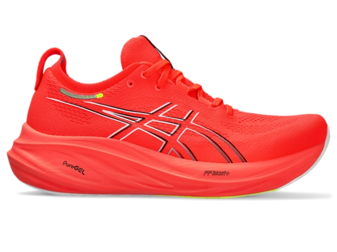 Men's GEL-NIMBUS 26 | Sunrise Red/Black | Running Shoes | ASICS