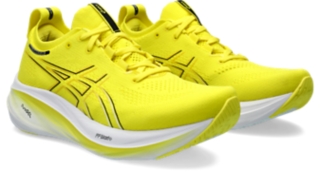 Mens yellow hotsell asics running shoes