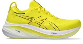 Men's GEL-NIMBUS 26, Bright Yellow/Black, Running Shoes